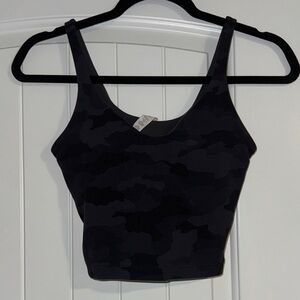 lululemon athletica Black Camo Tank Top